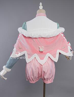 Genshin Impact Fanart Cosplay Venti Cosplay Costume Cute Bunny Outifit Cosplay Outfit