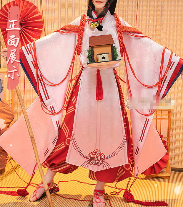 Game Onmyoji Destiny Yuan Jie Shen Cosplay Costume Woman Christmas Outfits Dress Kimono