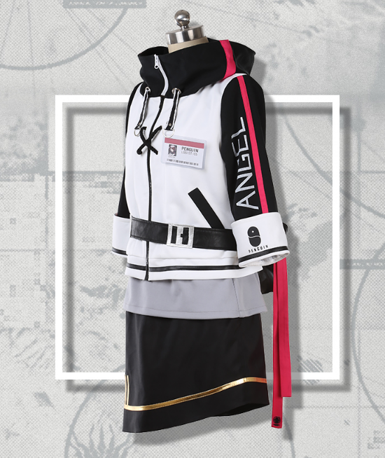 Arknights EXUSIAI Cosplay Costume Game Sniper Uniform Men Women Halloween Costume Daily Outfit Custom Made Any Size