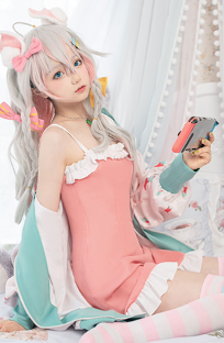 Anime Hololive VTuber Kagura Nana Monday Lazy Daily Sleepwear Party Dress Cosplay Costume Halloween Women Free Shipping 2021 New