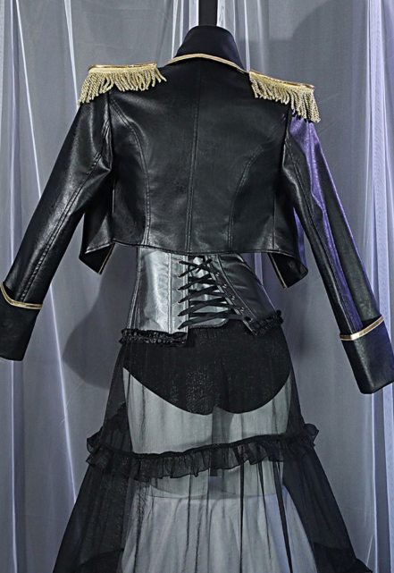 CoCos-SS Anime My Dress Up Darling Marin Kitagawa Military Uniform Black Lobelia Cosplay Marin Kitagawa Costume with Cosplay Wig