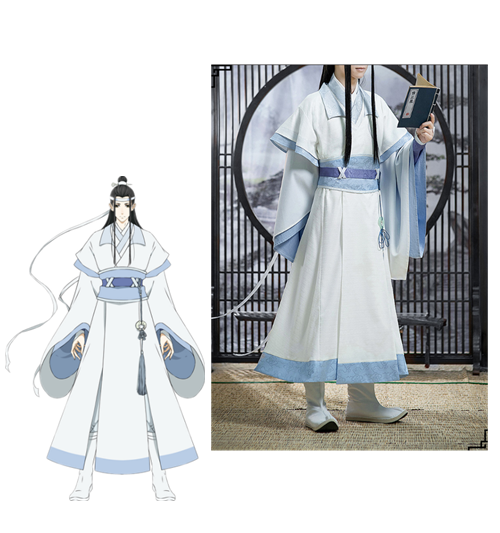 DokiDoki-SR Anime Dao Mo To Shi Shounen Lan Wang Ji Cosplay Costume Mo Dao Zu Shi Cosplay Anime Teenager Lan WangJi Costume Men