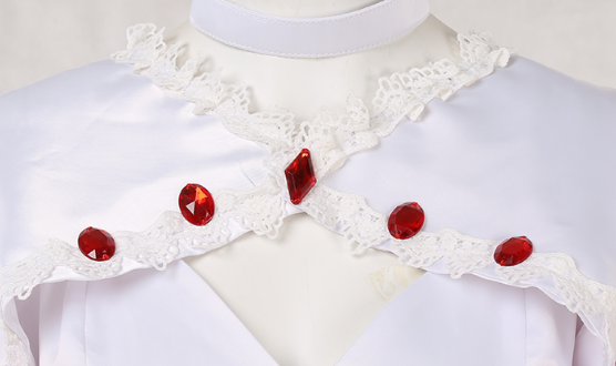 Anime Puella Magi Madoka Magica Madoka Kaname Goddess Cosplay Costume for Women Halloween Ubiform H