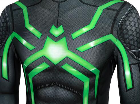 Movie Spider Man PS4 Cosplay Costume Spiderman Stealth Big Time Suit Adult Bodysuit 3D Printed Stretch Suit Halloween Cosplay