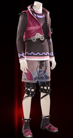 Xenoblade Chronicles Shulk Cosplay Costume Adult Halloween Game Outfit Custom Made Any Size Red Leather Jacket