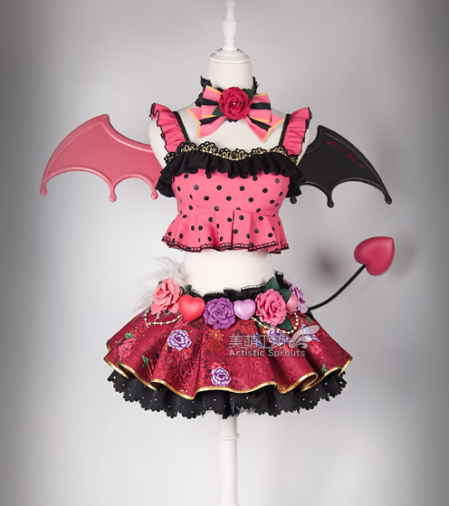 Anime Love Live! Koizumi Hanayo Cosplay Costume Little Devil Demon SR Awakening Fancy Girls Outfit For Adult Women Halloween Cos