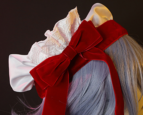 COWOWO Anime!Touhou Project Remilia Scarlet Demon Gothic Dress Elegant Lovely Uniform Cosplay Costume Role Play Outfit Women NEW