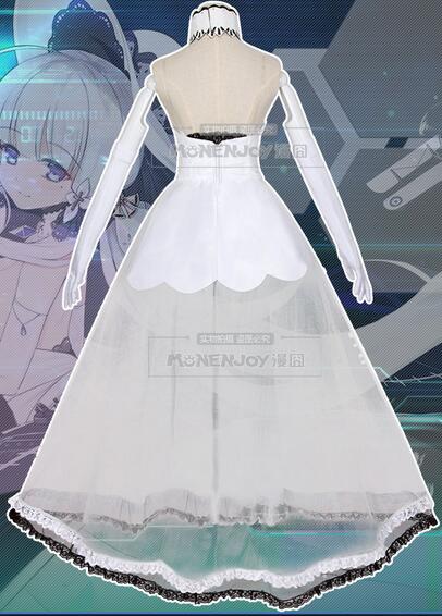 Monenjoy Azur Lane HMS Illustrious Cosplay Costume Royal Navy Cos Suit