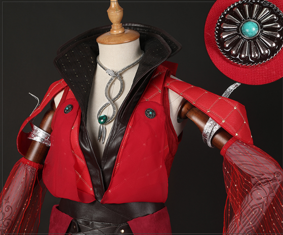 Game Naraka: Bladepoint Ning hongye Cosplay Costume Chinese Ancient Red Dress Women Party Suit Halloween Outfits Custom Made