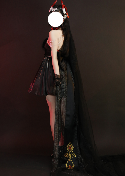 Game Azur Lane IJN Noshiro Cosplay Costume Gorgeous Fashion Dress Activity Party Role Play Clothing Sizes XS-XXL New