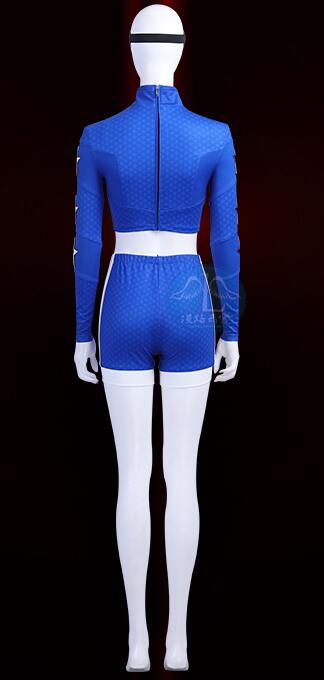 Superhero Stargirl Courtney Whitmore Cosplay Costume Halloween Sexy Outfit Custom Made Star Girl Uniform Blue Bodysuit