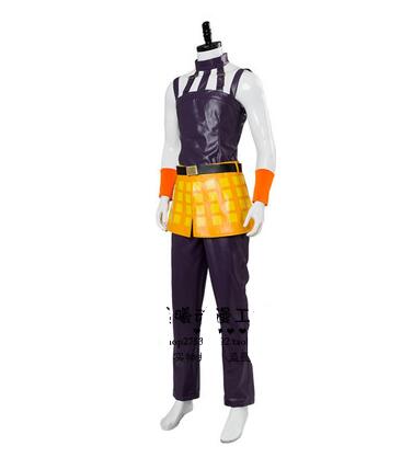 Anime JOJO JoJo's Bizarre Adventure Cosplay Costume Ghirga Narancia Uniforms Men Women Cosplay Outfit Dress Halloween Costumes