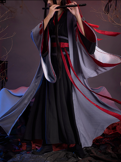 DokiDoki-SR Dao Mo To Shi Cosplay Yiling Patriarch Ver Wei Wu Xian Cosplay Costume Men Wei Wuxian Mo Dao Zu Shi Yiling Patriarch