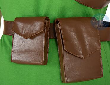 Zelda Twilight Princess Link Cosplay Costume Link Skyward Sword Outfit with Hat for Halloween Party