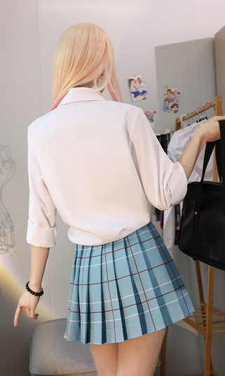 Anime My Dress-Up Darling Cosplay Kitagawa Marin Cosplay Costume School Uniform My Dress-Up Darling