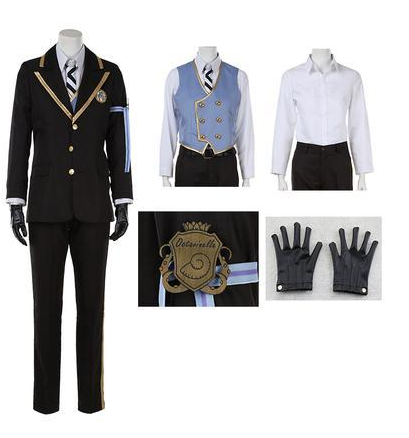 New! Twisted Wonderland OCTAVINELLE Azul Floyd Jade School Unoforms Cosplay Costume Halloween Cos Party Uniforms H