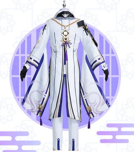 [Copy]Genshin Impact Bennett Cosplay Costume Uniform Wig Anime Halloween High-quality Costumes for Men Game