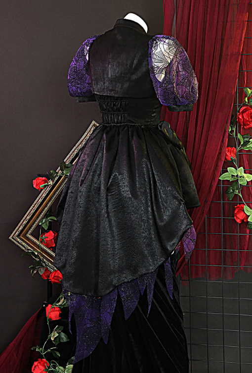 Kitagawa Marin Cosplay Costume Anime My Dress-Up Darling Cosplay Maid Skirt Halloween Black Dress Full Set Pumpkin Hat