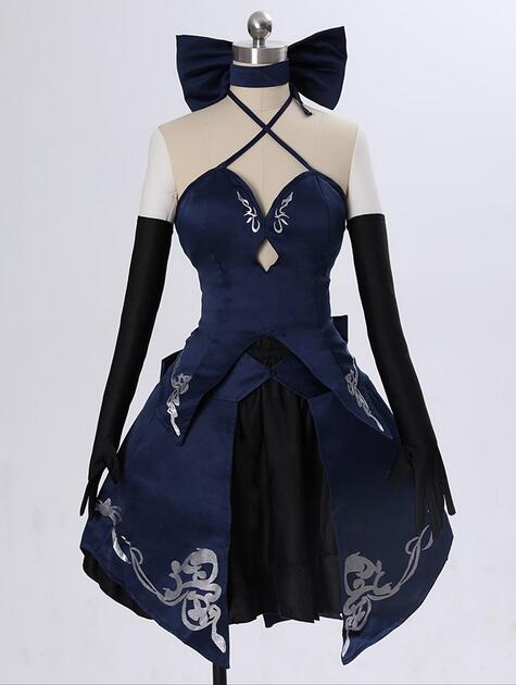 Fate Grand Order Altria Alter Cosplay Black Saber Salter Cos FGO Dark King of Knights Costume