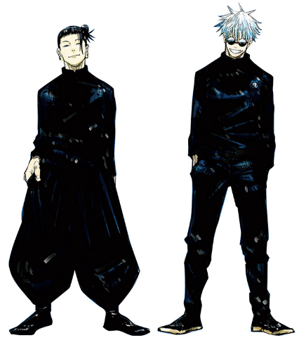 Anime Cosplay Jujutsu Kaisen Cosplay Geto Suguru / Gojo Satoru Costume Cosplay Jujutsu Kaisen School Uniform