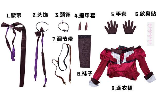 VTuber Hololive Hyakumantenbara Salome Cosplay Costume Red Vtuber  Cosplay DressUniform Christmas Halloween Custom Made