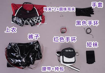 Game Genshin Impact Fanart Band Ver. Xinyan Cosplay Costume Xin Yan Party Role Play Outfit Full Set