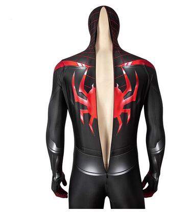 Spiderman Cosplay Costume Miles Morales Cosplay 3D Print Bodysuit Game PS5 Spider Man Superhero Costume Halloween Set