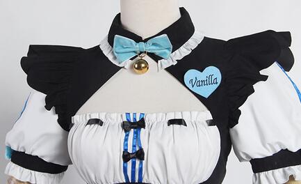 Vanilla Cosplay Costume Maid Dress NEKOPARA Chocola Vanilla OVA Maid Game Uniform Cosplay Cat Neko Girl Women