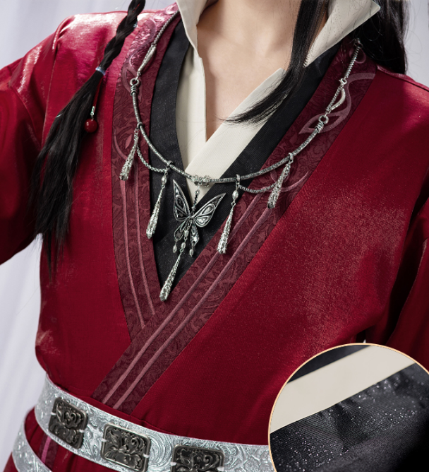 COSLEE Anime Heaven Official's Blessing Hua Cheng Tian Guan Ci Fu Huacheng Cosplay Costume Chinese Ancientry Halloween Party