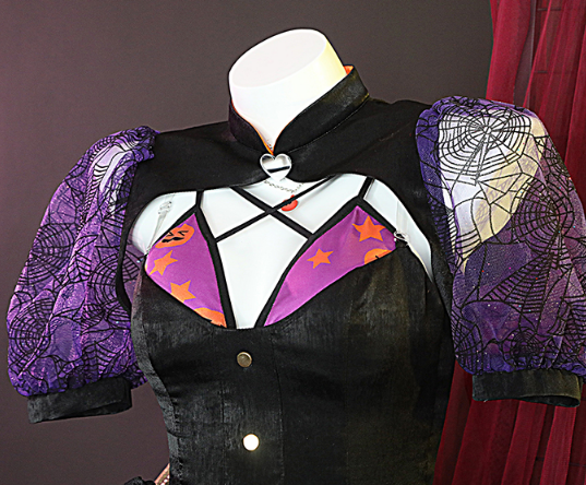 Kitagawa Marin Cosplay Costume Anime My Dress-Up Darling Cosplay Maid Skirt Halloween Black Dress Full Set Pumpkin Hat