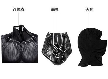 Black SuperHero Costume Panther 3D Printed Halloween Costume Cosplay Lycra Spandex Bodysuit Superhero Zentai Suit for Adult/Kids