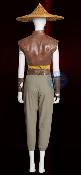 Raya and The Last Dragon Cosplay Costume Raya Battle Suit Women Halloween Outfit Red Cloak Princess Dress Custom Made Chivalrous