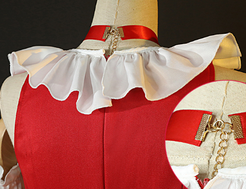 COWOWO Anime!Touhou Project Flandre Scarlet Halloween Maid Dress Lovley Uniform Cosplay Costume Party Role Play Outfit Women NEW