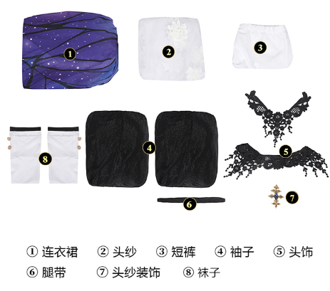 Aponia Cosplay Costume Game Honkai Impact 3 Aponia Dress Halloween Nun Uniform Cosplay Women Suit Role Play Outfits Fancy Dress