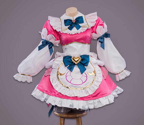 【Only L.2XL.3XL】 LOL Soraka Maid Soraka Cosplay Costume Game League of Legends Cafe Cuties Soraka Maid Cosplay Maid Dress