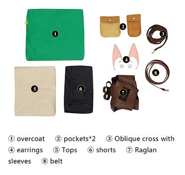 Link Cosplay Costume Zelda Breath of the Wild Link Outfit with Shoes for Halloween Custom Made