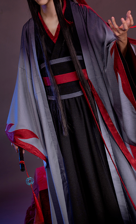 DokiDoki-SR Dao Mo To Shi Cosplay Yiling Patriarch Ver Wei Wu Xian Cosplay Costume Men Wei Wuxian Mo Dao Zu Shi Yiling Patriarch