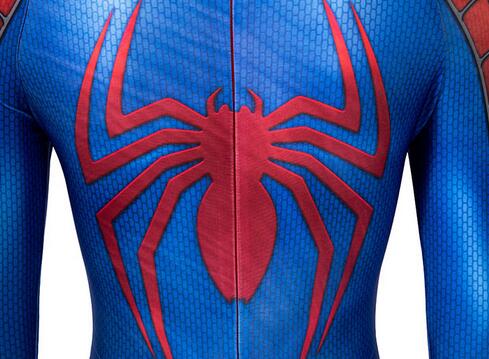 The Amazing Spider-man 2 Print Bodysuit Peter Parker Cosplay Spiderman Costume in Movie Halloween Adult Costume