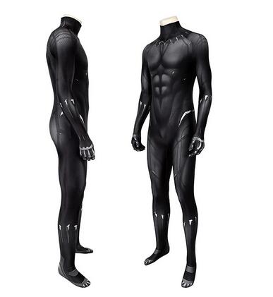 Black SuperHero Costume Panther 3D Printed Halloween Costume Cosplay Lycra Spandex Bodysuit Superhero Zentai Suit for Adult/Kids