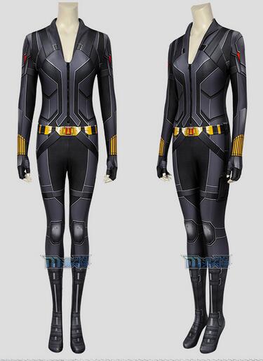 2021 Newest Superheroine Halloween Cosplay Captain Natalia Yelena Printing Jumpsuit Sexy Widow Costume Natasha Sexy Bodysuit