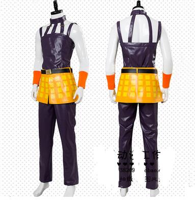 Anime JOJO JoJo's Bizarre Adventure Cosplay Costume Ghirga Narancia Uniforms Men Women Cosplay Outfit Dress Halloween Costumes