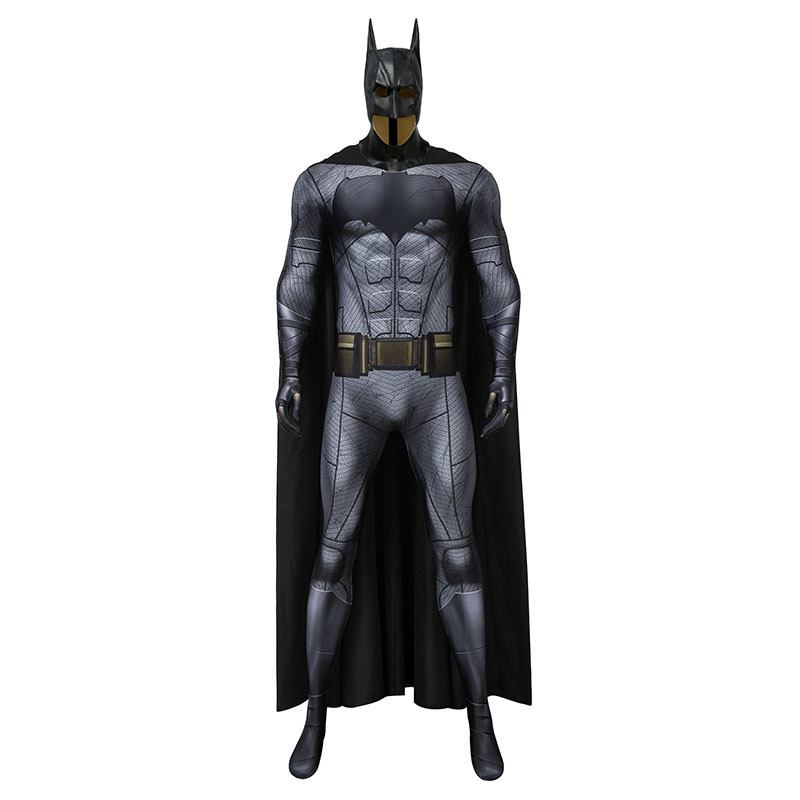 Justice Cosplay League Bat Man Cosplay Costume Bruce Wayne Leather Suit Men Halloween Outfit Custom Made