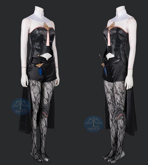 Game Fire Emblem ThreeHouses Byleth Cosplay Costume Beres Sexy Dress Net stockings Suit Anime Outfit Adult Women Halloween Party