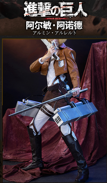 DokiDoki-SR Anime Attack on Titan Cosplay Mikasa Ackerman Shingeki no Kyojin Eren/Levi Anime Cosplay Attack on Titan