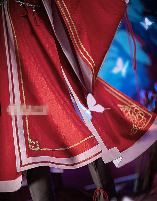 DokiDoki-SR Anime Tian Guan Ci Fu Cosplay Hua Cheng San Lang Ver Red Costume Heaven Official's Bless HuaCheng Cosplay