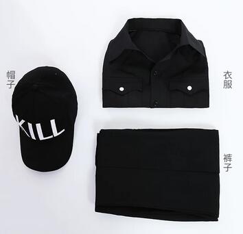 Anime Cells At Work Killer T Cell Cosplay Costume Hataraku Saibou Halloween Cosplay Clothing Uniform Wig Adult Size Full Set