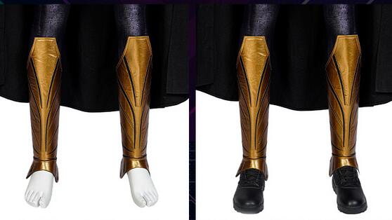Black Adam Cosplay Costumes Full Set with Jumpsuit Cloak and Boots Halloween Costumes Adult Men Suit High Quality Outfit