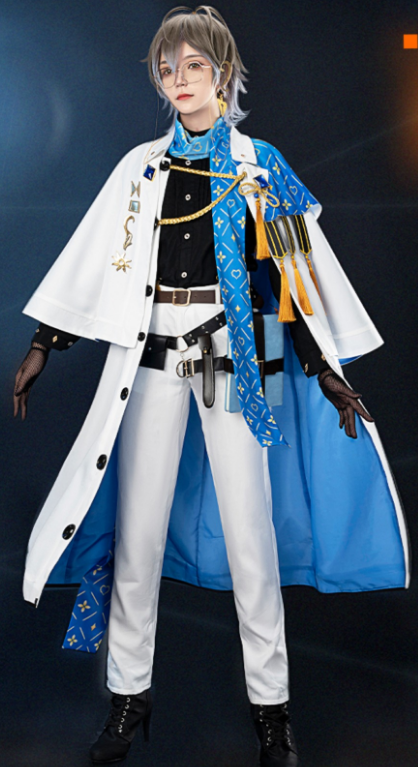 Vtuber Ike Eveland Cosplay Ike Costume Uniform Halloween Cosplay LUXIEM