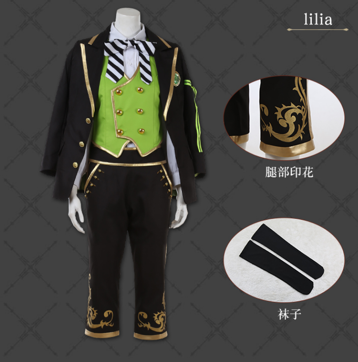 Anime Twisted Wonderland Diasomnia Sebek Silver Lilia Malleus School Uniforms Cosplay Costume Carnival Uniforms H