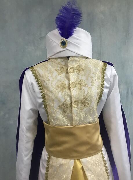 New Arrival Lamp Prince Princess Jasmine Lovers Cosplay Costume For Adult Man Women Halloween Party Costume Custom Made